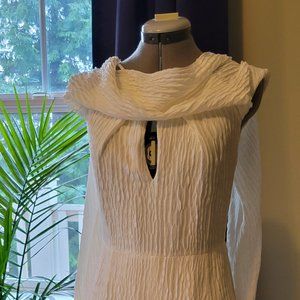 Roland Mouret belem dress - white